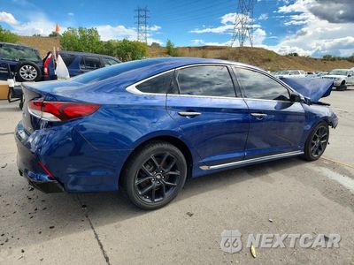 Trzecie zdjęcie samochodu z tyłu: 2018 HYUNDAI SONATA LIMITED 2.0T VIN:5NPE34AB5JH631674 - miniatura