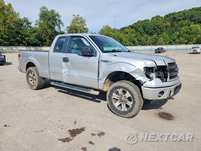 Czwarte zdjęcie samochodu z boku: 2013 FORD F150 SUPER CAB VIN:1FTFX1EF5DKD40635 - miniatura