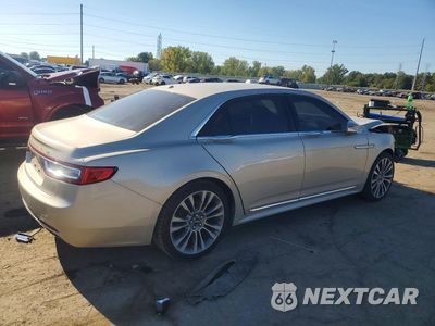 Trzecie zdjęcie samochodu z tyłu: 2017 LINCOLN CONTINENTAL SELECT VIN:1LN6L9SK1H5609208 - miniatura