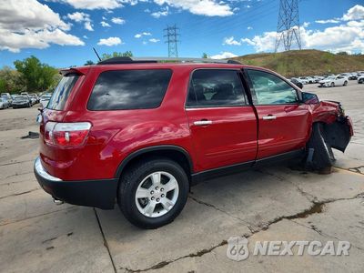 Trzecie zdjęcie samochodu z tyłu: 2012 GMC ACADIA SLE VIN:1GKKRNED6CJ353868 - miniatura