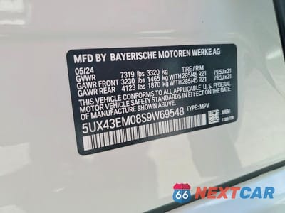 Zdjęcie 14 z 14 samochodu: 2025 BMW X7 ALPINA XB7 VIN:5UX43EM08S9W69548 - miniatura