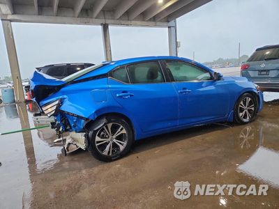 Trzecie zdjęcie samochodu z tyłu: 2020 NISSAN SENTRA SV VIN:3N1AB8CV1LY277337 - miniatura