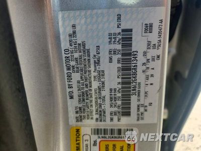 Zdjęcie 12 z 12 samochodu: 2016 LINCOLN MKZ VIN:3LN6L2GK8GR613493 - miniatura