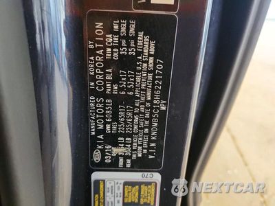 Zdjęcie 13 z 13 samochodu: 2017 KIA SEDONA LX VIN:KNDMB5C18H6221707 - miniatura