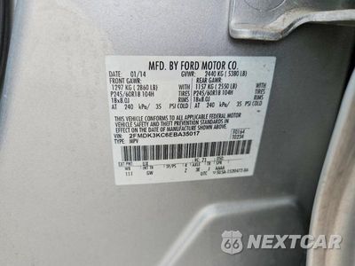 Zdjęcie 14 z 14 samochodu: 2014 FORD EDGE LIMITED VIN:2FMDK3KC6EBA35017 - miniatura
