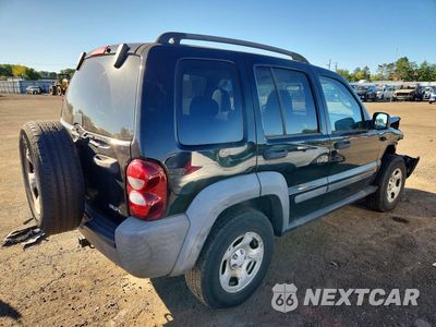 Trzecie zdjęcie samochodu z tyłu: 2006 JEEP LIBERTY SPORT VIN:1J4GL48K06W283566 - miniatura