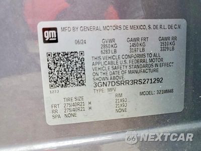 Zdjęcie 14 z 14 samochodu: 2024 CHEVROLET EQUINOX 2RS VIN:3GN7DSRR3RS271292 - miniatura