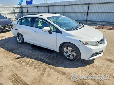 Czwarte zdjęcie samochodu z boku: 2015 HONDA CIVIC LX VIN:2HGFB2F57FH560753 - miniatura