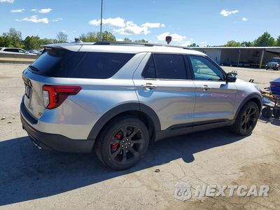 Trzecie zdjęcie samochodu z tyłu: 2022 FORD EXPLORER ST VIN:1FM5K8GC2NGC46637 - miniatura