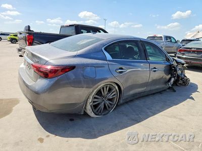 Trzecie zdjęcie samochodu z tyłu: 2021 INFINITI Q50 SENSORY VIN:JN1EV7CP3MM707281 - miniatura