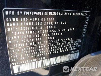 Zdjęcie 13 z 13 samochodu: 2022 VOLKSWAGEN TAOS SE IQ DRIVE VIN:3VVLX7B23NM016439 - miniatura