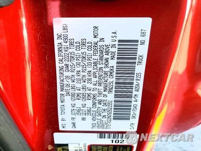 Zdjęcie 13 z 13 samochodu: 2009 TOYOTA TACOMA BASE VIN:5TETX22N39Z621551 - miniatura