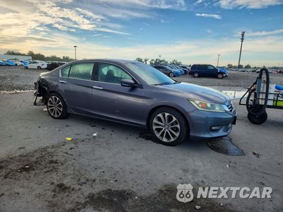 Czwarte zdjęcie samochodu z boku: 2014 HONDA ACCORD SPORT VIN:1HGCR2F57EA076688 - miniatura