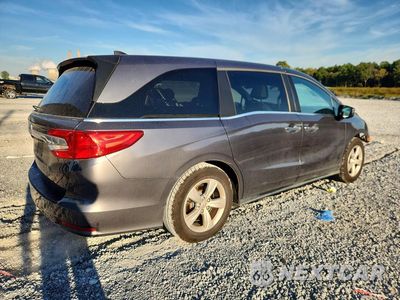 Trzecie zdjęcie samochodu z tyłu: 2019 HONDA ODYSSEY EXL VIN:5FNRL6H70KB004962 - miniatura