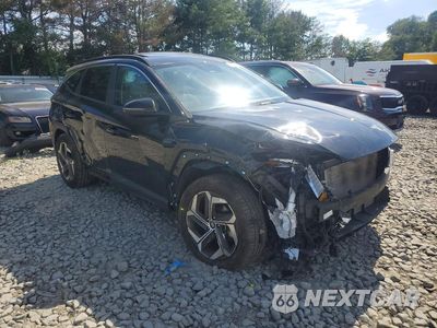 Czwarte zdjęcie samochodu z boku: 2023 HYUNDAI TUCSON SEL VIN:5NMJFCAE7PH182627 - miniatura