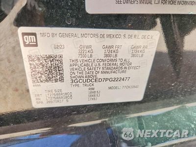 Zdjęcie 12 z 12 samochodu: 2023 CHEVROLET SILVERADO K1500 TRAIL BOSS CUSTOM VIN:3GCUDCED7PG222477 - miniatura