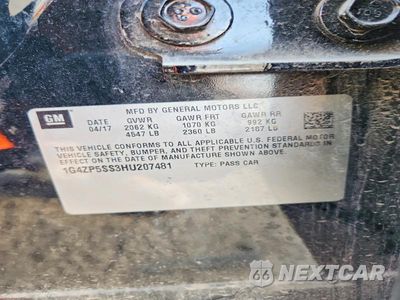 Zdjęcie 12 z 12 samochodu: 2017 BUICK LACROSSE ESSENCE VIN:1G4ZP5SS3HU207481 - miniatura