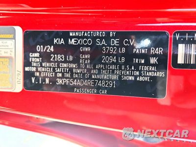 Zdjęcie 12 z 12 samochodu: 2024 KIA FORTE GT LINE VIN:3KPF54AD4RE748291 - miniatura
