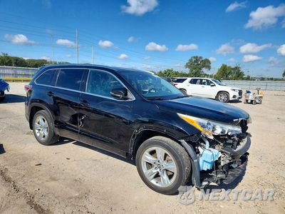 Czwarte zdjęcie samochodu z boku: 2016 TOYOTA HIGHLANDER LIMITED VIN:5TDDKRFH4GS305361 - miniatura
