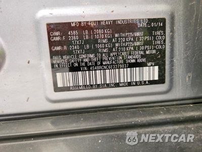 Zdjęcie 13 z 13 samochodu: 2014 SUBARU OUTBACK 2.5I LIMITED VIN:4S4BRCNC6E3279037 - miniatura