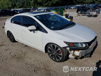 Czwarte zdjęcie samochodu z boku: 2015 HONDA CIVIC SI VIN:2HGFB6E56FH702647 - miniatura
