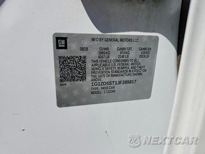 Zdjęcie 12 z 12 samochodu: 2018 CHEVROLET MALIBU LT VIN:1G1ZD5ST1JF289817 - miniatura