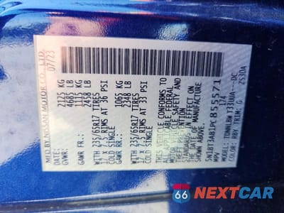 Zdjęcie 14 z 14 samochodu: 2023 NISSAN ROGUE S VIN:5N1BT3AB1PC855571 - miniatura