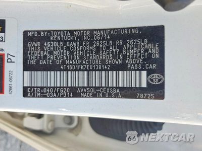 Zdjęcie 12 z 12 samochodu: 2014 TOYOTA CAMRY HYBRID SE VIN:4T1BD1FK7EU138142 - miniatura
