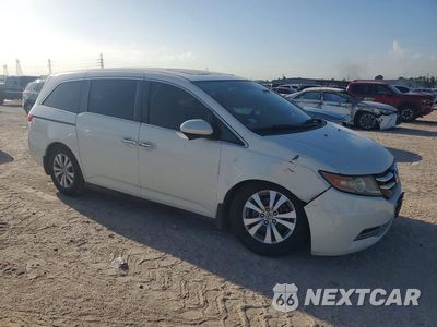 Czwarte zdjęcie samochodu z boku: 2015 HONDA ODYSSEY EXL VIN:5FNRL5H66FB041375 - miniatura