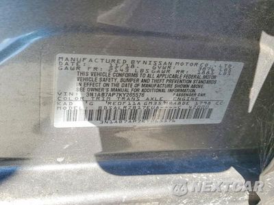 Zdjęcie 12 z 12 samochodu: 2019 NISSAN SENTRA SR VIN:3N1AB7AP7KY265576 - miniatura