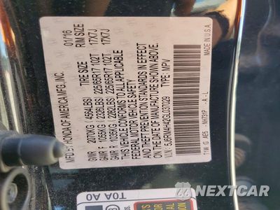 Zdjęcie 14 z 14 samochodu: 2016 HOND CR-V SE VIN:5J6RM4H42GL037029 - miniatura
