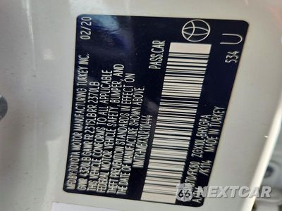 Zdjęcie 13 z 13 samochodu: 2020 TOYOTA C-HR XLE VIN:NMTKHMBXXLR110444 - miniatura