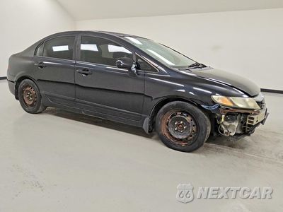 Czwarte zdjęcie samochodu z boku: 2009 HONDA CIVIC LX VIN:2HGFA16599H328608 - miniatura