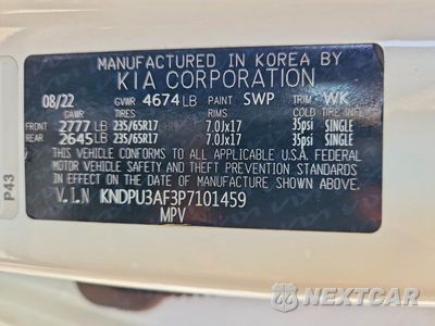 Zdjęcie 14 z 14 samochodu: 2023 KIA SPORTAGE LX VIN:KNDPU3AF3P7101459 - miniatura