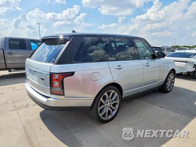 Trzecie zdjęcie samochodu z tyłu: 2016 LAND ROVER RANGE ROVER HSE VIN:SALGS2VF0GA283918 - miniatura