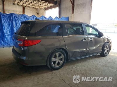 Trzecie zdjęcie samochodu z tyłu: 2018 HONDA ODYSSEY EXL VIN:5FNRL6H73JB067309 - miniatura