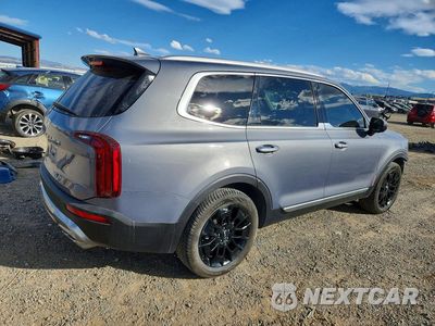 Trzecie zdjęcie samochodu z tyłu: 2022 KIA TELLURIDE S VIN:5XYP6DHC6NG207352 - miniatura