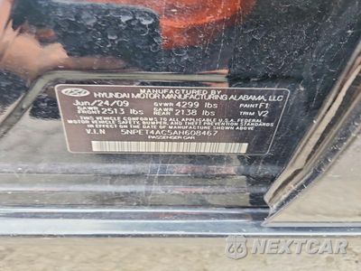 Zdjęcie 12 z 12 samochodu: 2010 HYUNDAI SONATA GLS VIN:5NPET4AC5AH608467 - miniatura