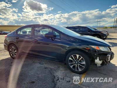 Czwarte zdjęcie samochodu z boku: 2015 HONDA CIVIC EX VIN:19XFB2F84FE063681 - miniatura