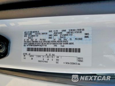 Zdjęcie 12 z 12 samochodu: 2023 FORD F150 SUPERCREW VIN:1FTFW1E84PFA27710 - miniatura