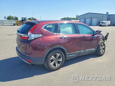 Trzecie zdjęcie samochodu z tyłu: 2019 HONDA CR-V LX VIN:2HKRW6H34KH219119 - miniatura