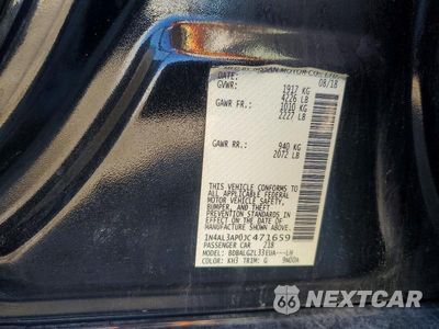 Zdjęcie 12 z 12 samochodu: 2018 NISSAN ALTIMA 2.5 S VIN:1N4AL3AP0JC471659 - miniatura