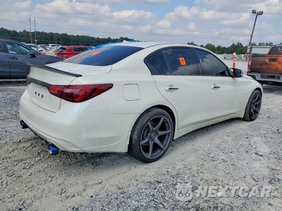 Trzecie zdjęcie samochodu z tyłu: 2019 INFINITI Q50 3.0T LUXE VIN:JN1EV7AP1KM516166 - miniatura