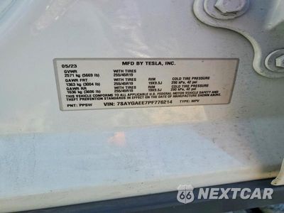 Zdjęcie 12 z 12 samochodu: 2023 TESLA MODEL Y VIN:7SAYGAEE7PF776214 - miniatura