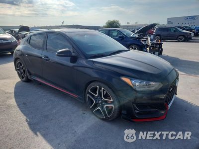 Czwarte zdjęcie samochodu z boku: 2020 HYUNDAI VELOSTER N BASE VIN:KMHT36AH3LU007416 - miniatura