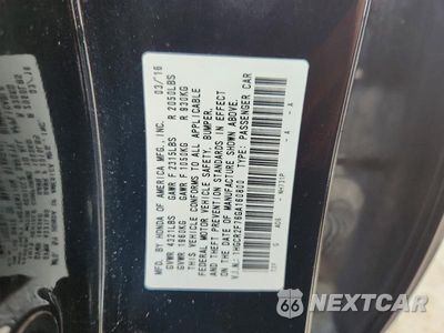 Zdjęcie 12 z 12 samochodu: 2016 HONDA ACCORD EX VIN:1HGCR2F76GA160800 - miniatura