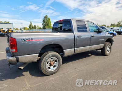 Trzecie zdjęcie samochodu z tyłu: 2004 DODGE RAM 2500 ST VIN:3D7KU28C84G213857 - miniatura