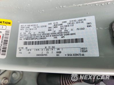 Zdjęcie 14 z 14 samochodu: 2023 FORD BRONCO BASE VIN:1FMEE5BP2PLC08223 - miniatura