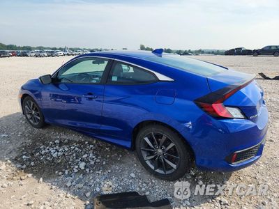 Drugie zdjęcie samochodu z przodu: 2019 HONDA CIVIC EX VIN:2HGFC3B33KH356999 - miniatura