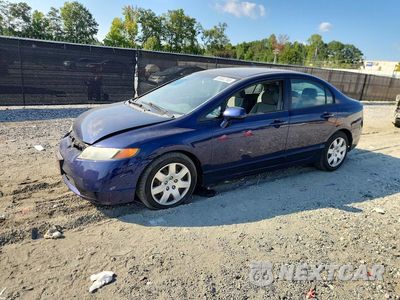 2007 HONDA CIVIC LX 1HGFA16527L041725 - główne zdjęcie licytacji z USA - miniatura